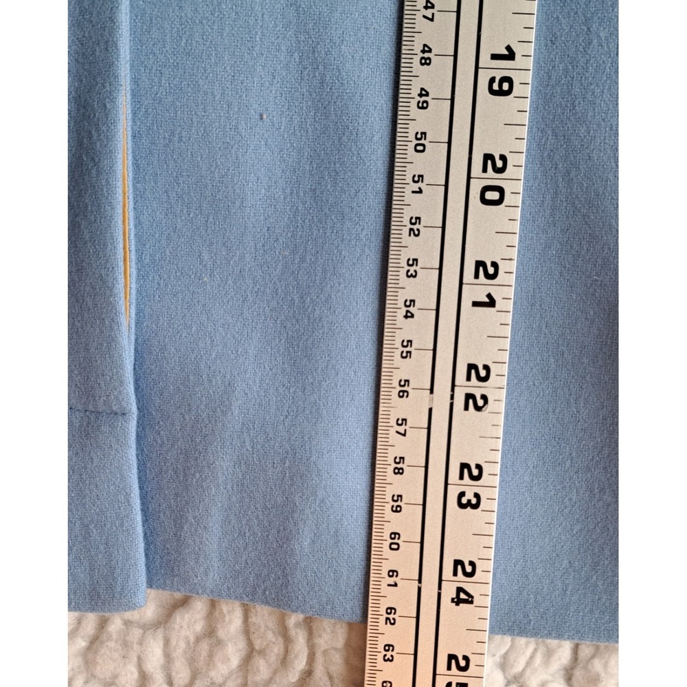 Vtg Harve Benard Holtzman Blazer Women's 12 Wool Blend Light Blue Ukraine - Picture 9 of 10
